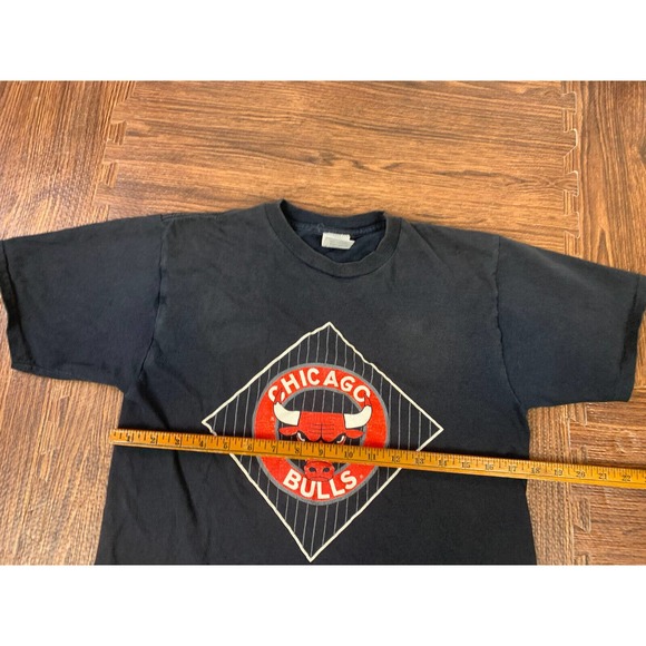 Vintage 90s Chicago Bulls T Shirt Tee Single Stitch Artex Sz M USA NBA Basketbal - Picture 7 of 7